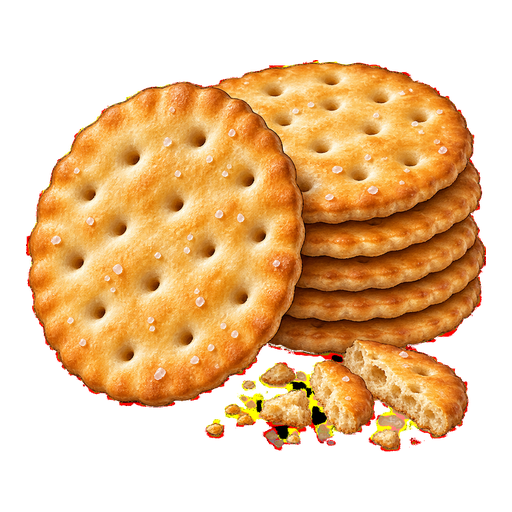 Maltese Water Crackers sticker illustration