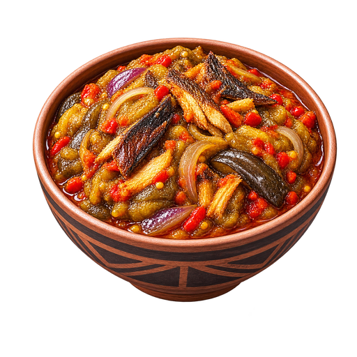 Garden Egg Stew sticker illustration