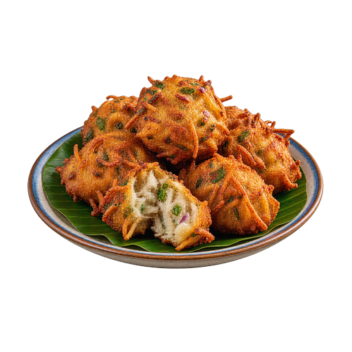 Taro Fritters sticker illustration