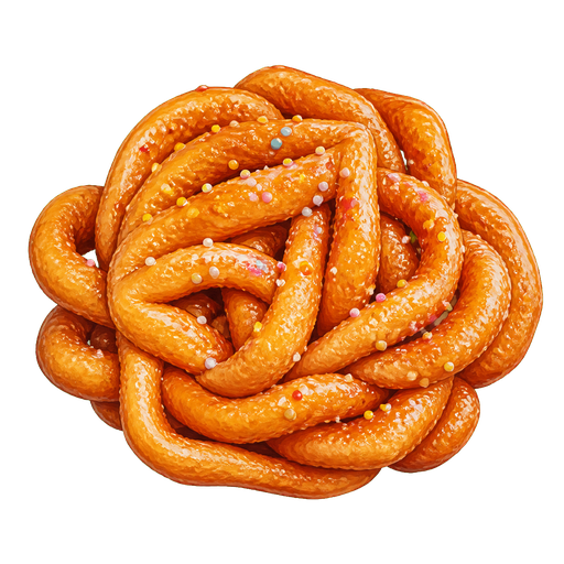 Gaznates Dulces sticker illustration