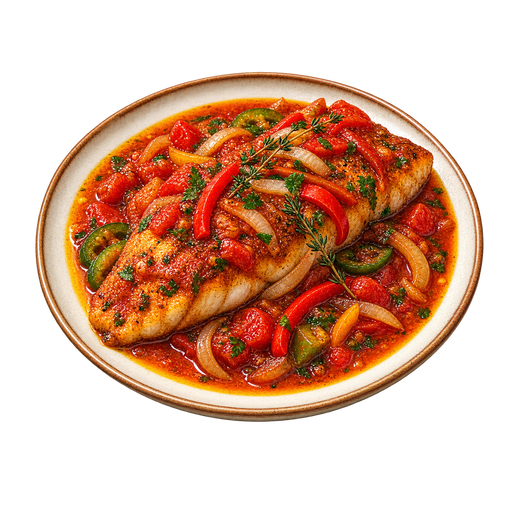 Grenadian Creole Fish sticker illustration