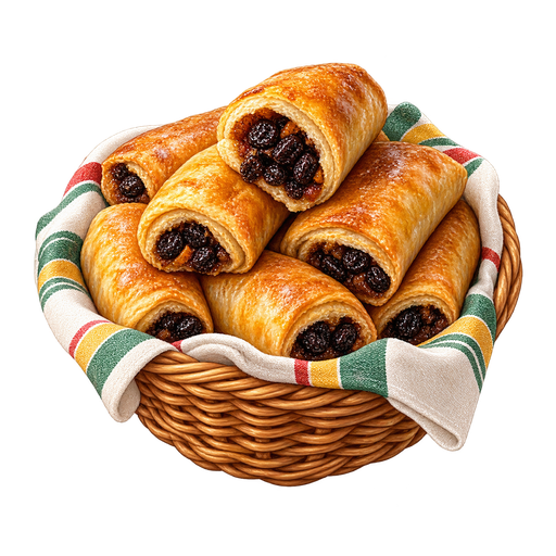Grenadian Currant Rolls sticker illustration