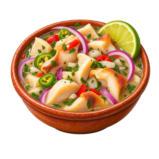 Grenadian Lambi Souse sticker illustration