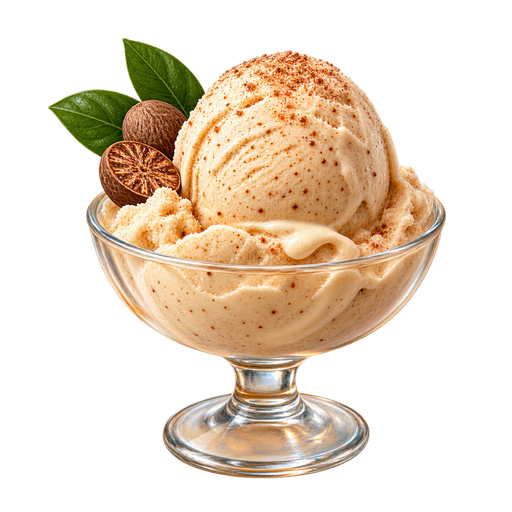 Grenadian Nutmeg Ice Cream sticker illustration