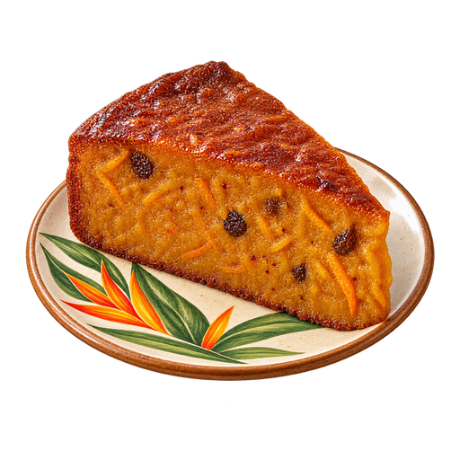 Grenadian Sweet Potato Pudding sticker illustration