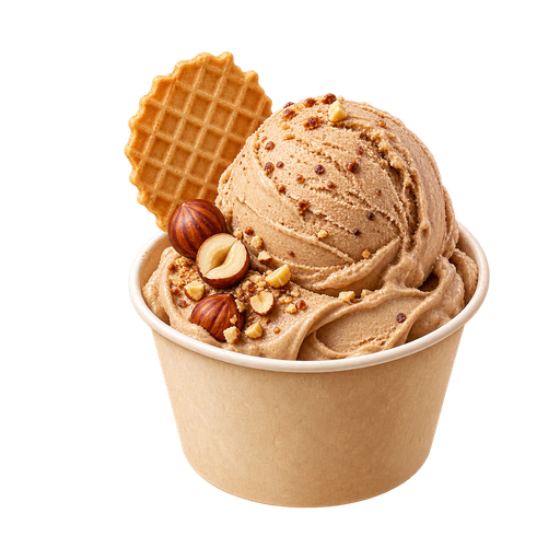 Gelato alla Nocciola sticker illustration