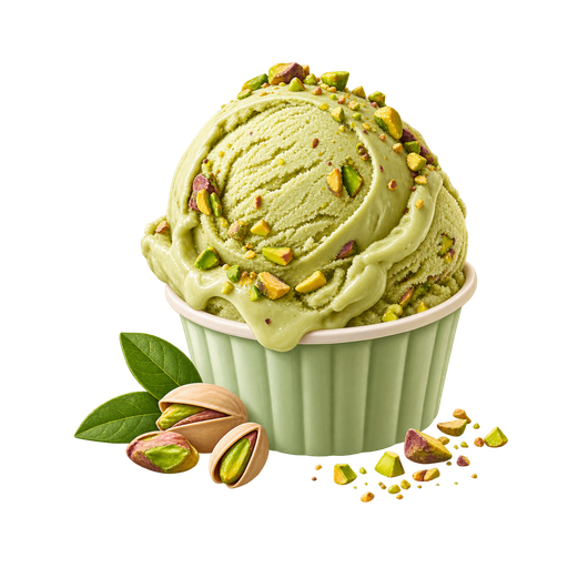Gelato al Pistacchio sticker illustration