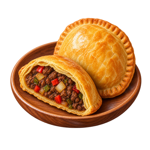 Ghanaian Meat Pie sticker illustration