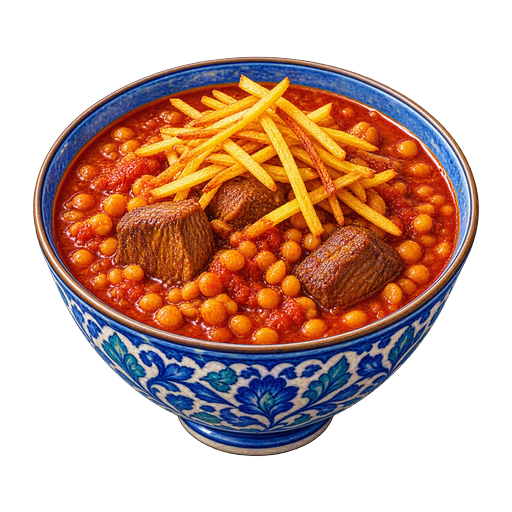 Gheimeh sticker illustration