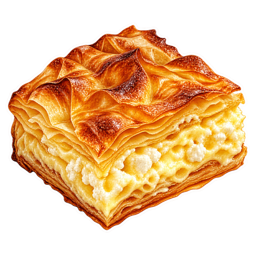 Gibanica sticker illustration