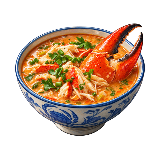 Giraffe Crab Soup sticker illustration