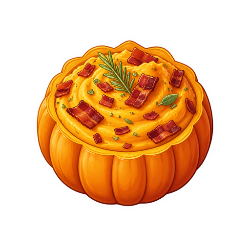 Giraumonade sticker illustration