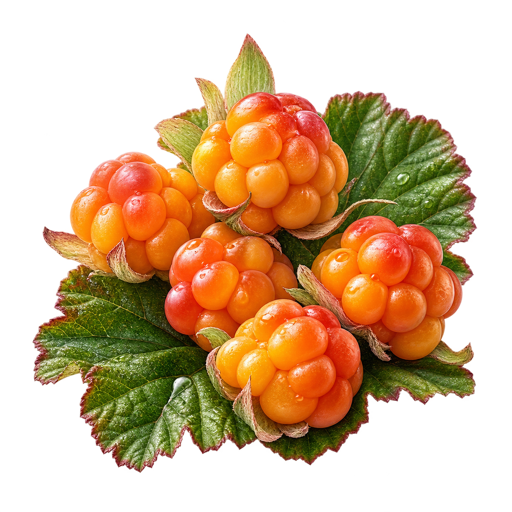 Cloudberry sticker illustration