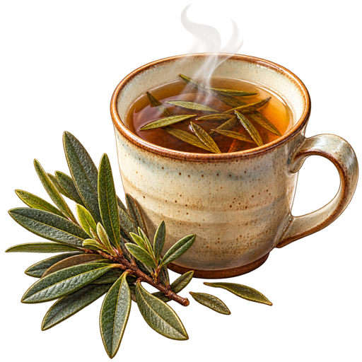 Labrador Tea (Qajaasat) sticker illustration