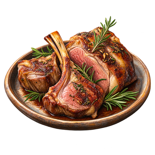 Greenlandic Lamb sticker illustration