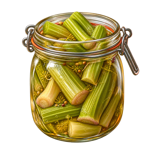 Pickled Angelica sticker illustration