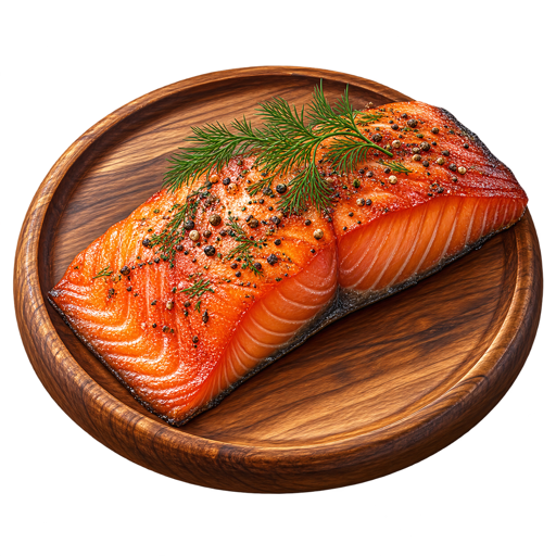 Smoked Arctic Char sticker illustration