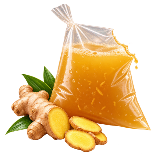 Ginger Juice sticker illustration
