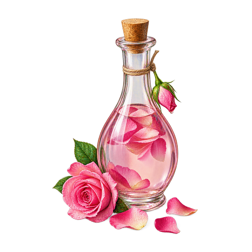 Rose Water sticker illustration