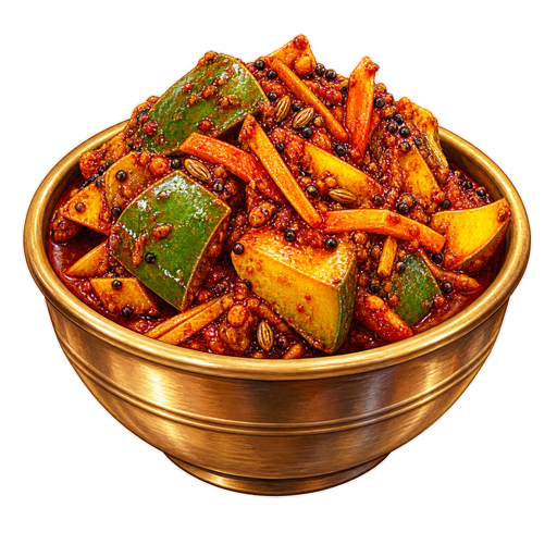 Golbheda ko Achar (Tomato Achar) sticker illustration