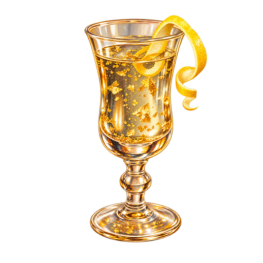 Goldwasser sticker illustration