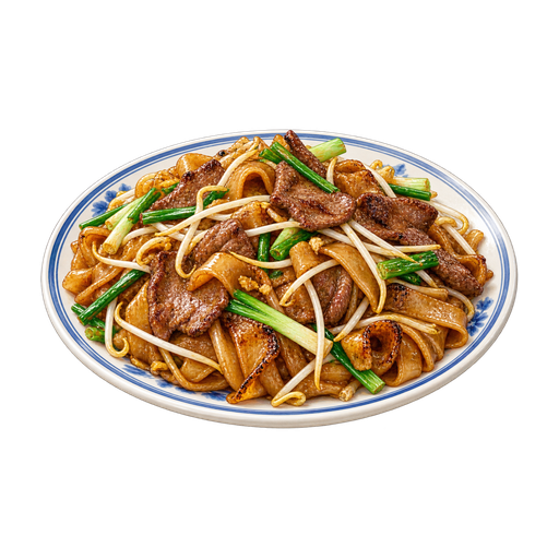 Beef Chow Fun sticker illustration