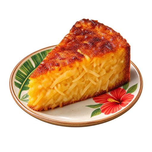 Cassava Cake sticker illustration