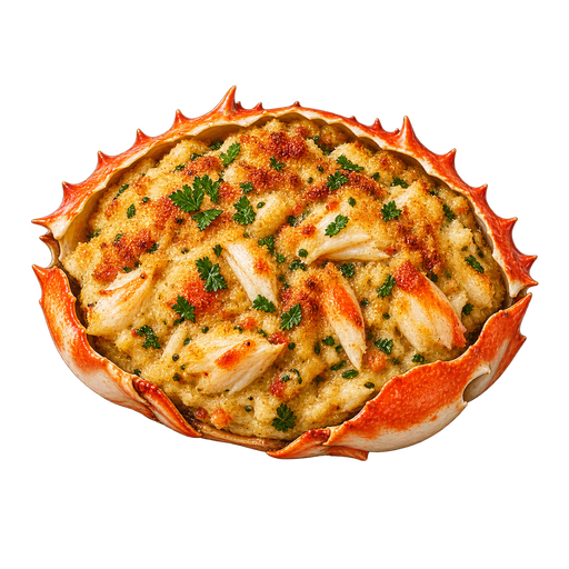 Stuffed Crab sticker illustration