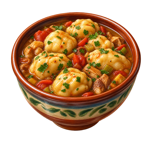 Flour Dumplings sticker illustration