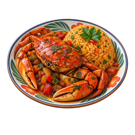 Crab Matete sticker illustration