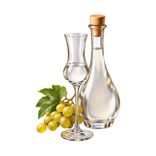 Grappa sticker illustration