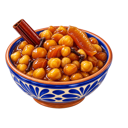 Garbanzos en Miel sticker illustration