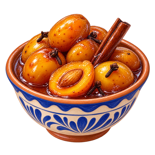 Jocotes en Miel sticker illustration