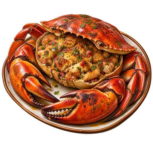 Stuffed Land Crab sticker illustration