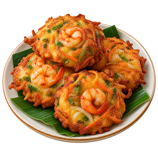 Shrimp Patties sticker illustration