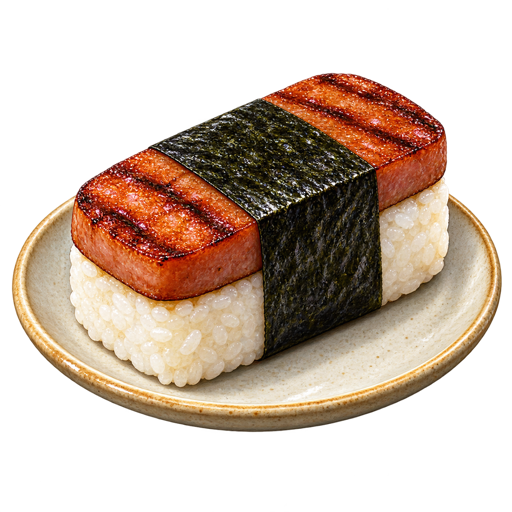 Spam Musubi sticker illustration