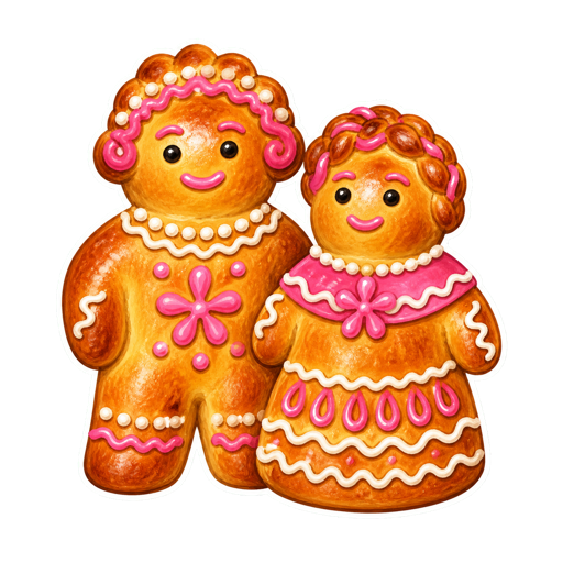 Guaguas de Pan sticker illustration