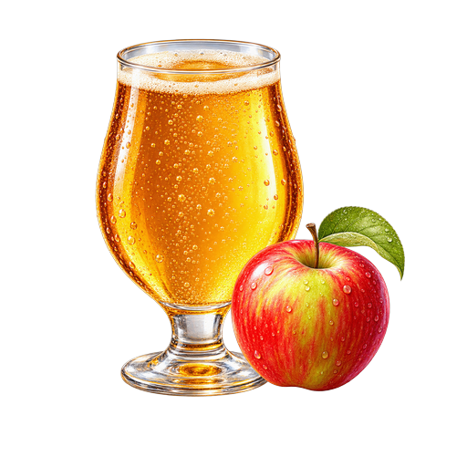 Guernsey Cider sticker illustration