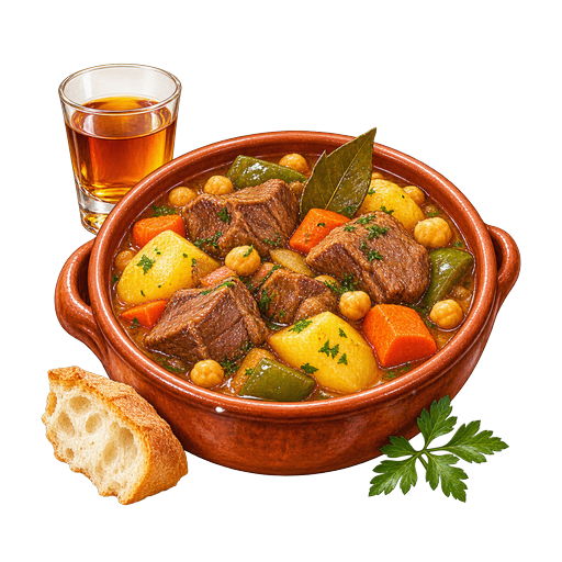 Cantabrian Pilgrimage Stew sticker illustration