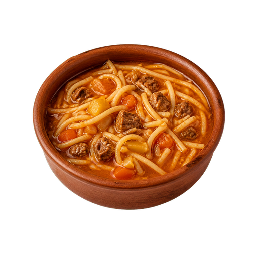 Guiso de Fideos sticker illustration