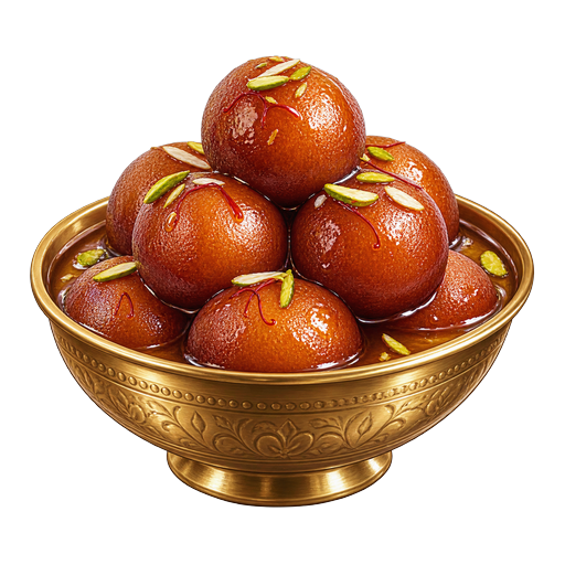 Gulab Jamun sticker illustration