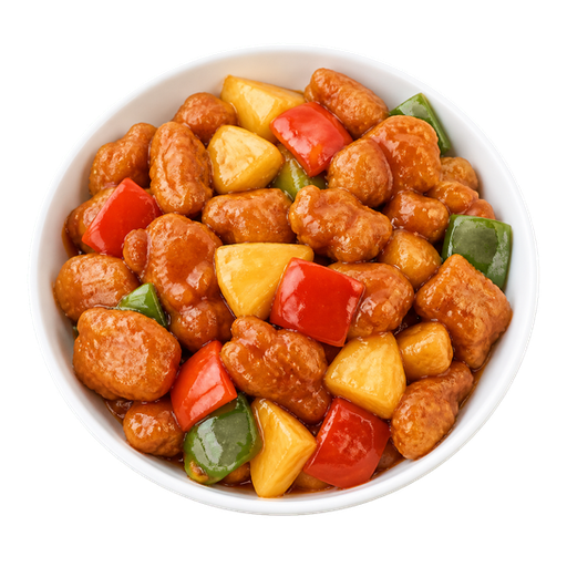 Sweet and Sour Pork sticker illustration