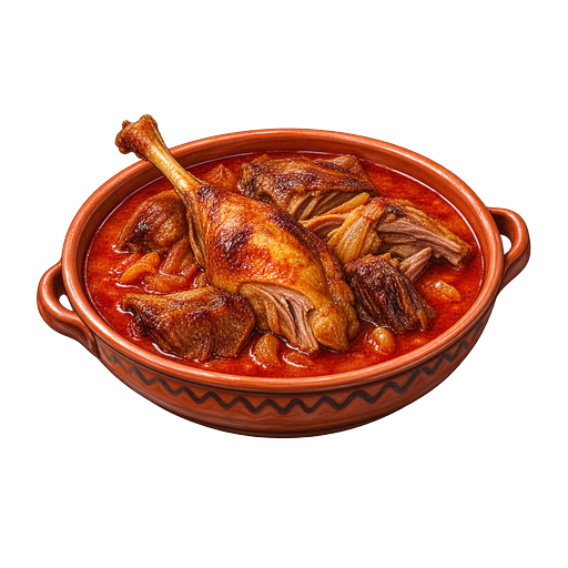 Guščji paprikaš sticker illustration