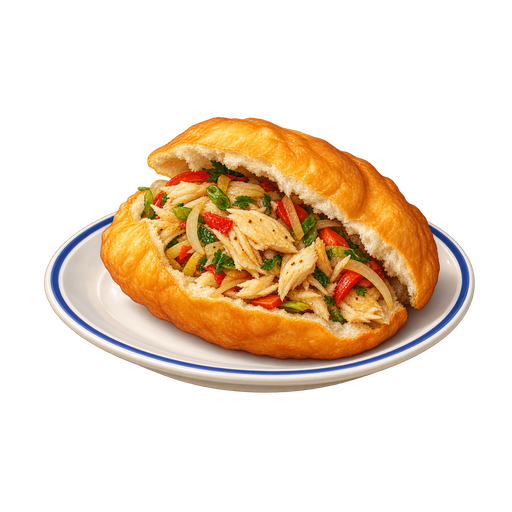 Bake and Saltfish sticker illustration