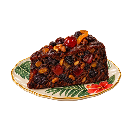Black Cake sticker illustration