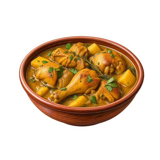 Guyanese Chicken Curry sticker illustration