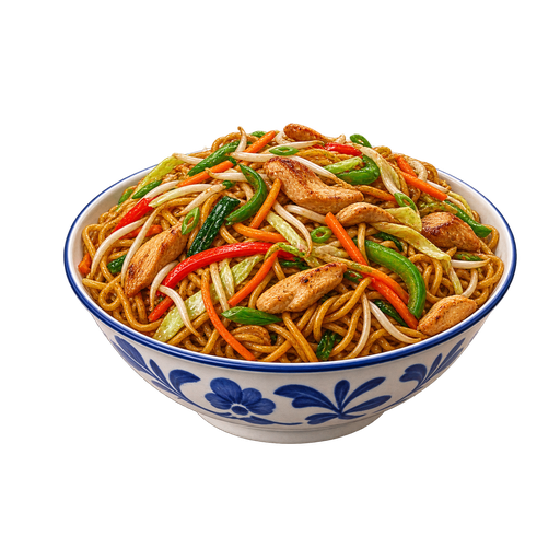 Guyanese Chow Mein sticker illustration