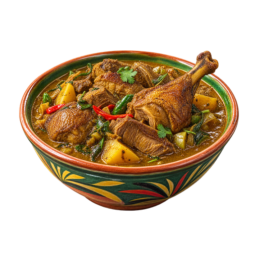 Duck Curry sticker illustration
