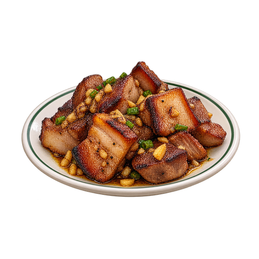 Guyanese Garlic Pork sticker illustration