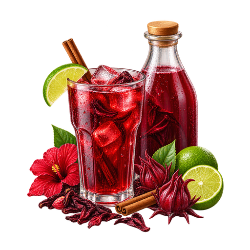 Sorrel Drink sticker illustration